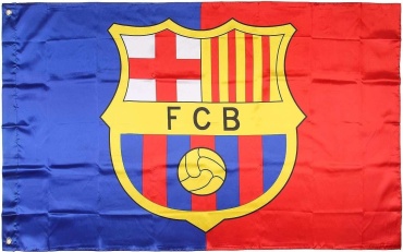 Фанатский флаг Barcelona 90x150 см