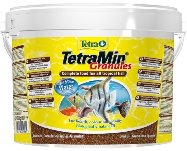 Tetra Min Granules для всех видов аквариумных рыбок гранулы 10000 г