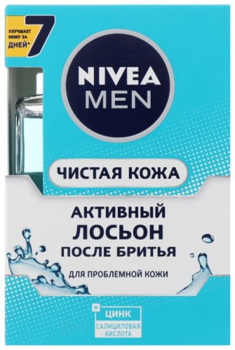 NIVEA Чистая Кожа лосьон после бритья 100 мл