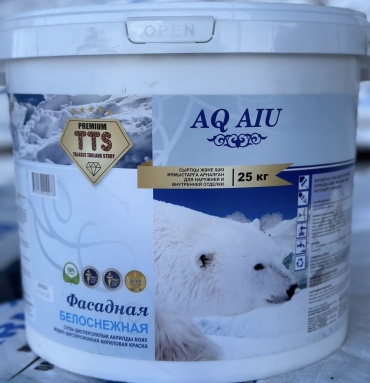 TTS акриловая AQ AIU 25 кг, белый цвет
