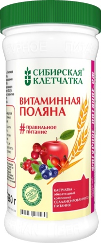 Сибирская клетчатка Витаминная поляна 280 г