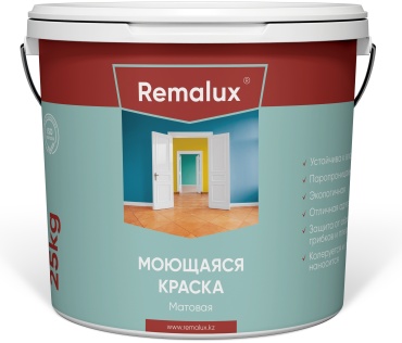 Remalux акриловая моющаяся 15 кг, белый цвет