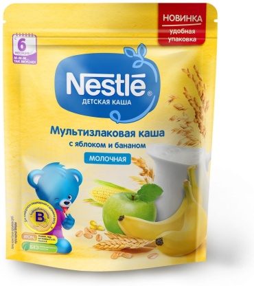 Nestlé Мультизлаковая Яблоко-банан 220 г