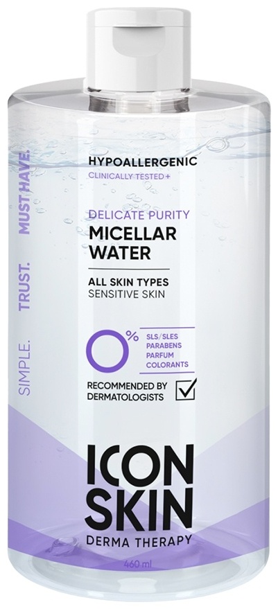 ICON SKIN Delicate Purity мицеллярная вода 450 мл