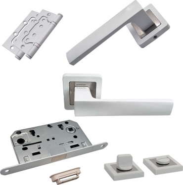 Tirolli ручка на розетке 2 шт, TR-A126 WW/CPк2