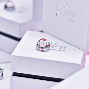 Шарм Bliss Qazaqstan yurtared вес 3.6 г серебро, кристалл