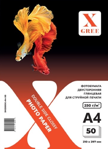 X-GREE 5H250DG-A4-50 бумага, A4, 49 листов, глянцевое покрытие