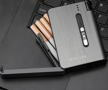 Портсигар Focus FOCUS YH026 95 см x 70 см влагозащитный корпус, с зажигалкой