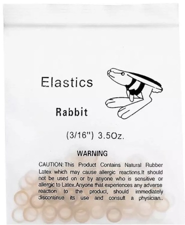Резиновая тяга Elastics Rabbit 3.5 oz 3/16 100 шт