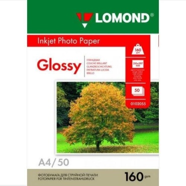 Lomond 100186 бумага, A4, 50 листов, глянцевое покрытие
