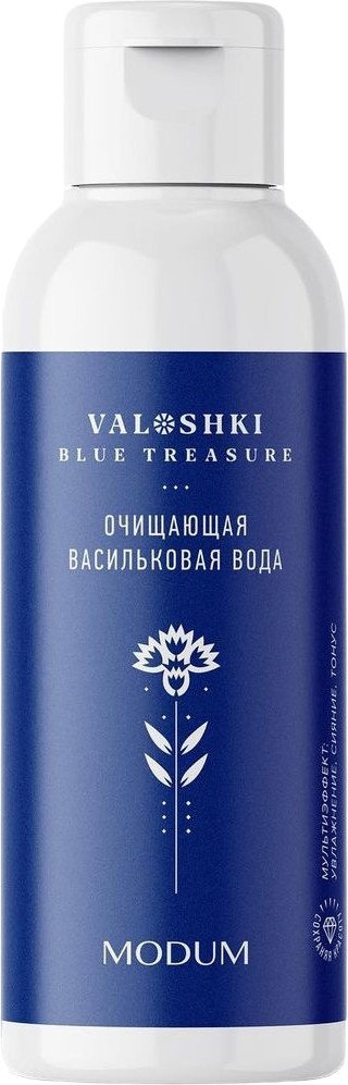 Modum Вода васильковая очищающая Modum VALOSHKI. BLUE TREASURE мицеллярная вода 150 мл