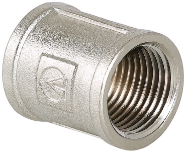 VALTEC Муфта 3/4" вн.-вн. НИКЕЛЬ VTr.270.N.0005