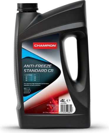 Антифриз Champion Standart 8228841 синий (голубой) G-11 4 л