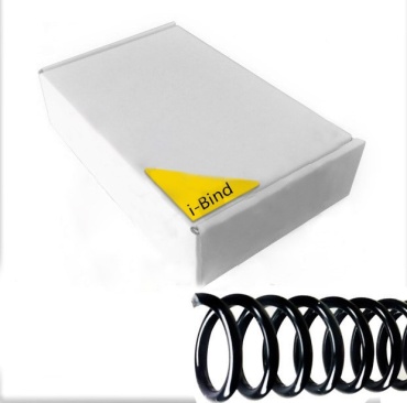 iBind cпирали Coil51L 6 мм 100 шт черные