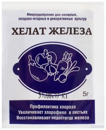 Порошок Хелат железа л 0.005 кг