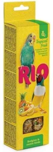 RIO Тропические фрукты палочки для волнистых попугаев и экзотических птиц 2х40 г