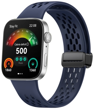 Ремешок для Huawei Watch Fit 4, Watch Fit 4 Pro, Watch Fit 3 синий