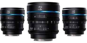Объектив Sirui Night Walker 24, 35, 55mm T1.2 S35 Cine Lens Set Black