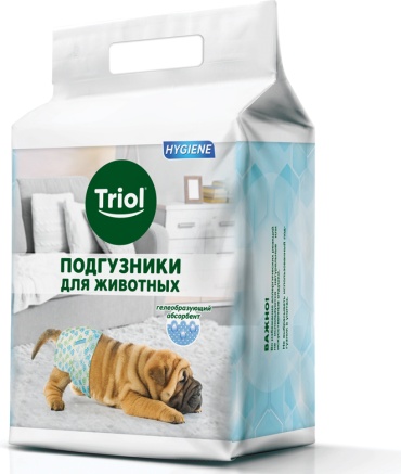 Triol подгузник 10541003 12 шт M