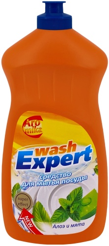 Aromika гель Гель для мытья посуды «Wash Expert» Алоэ и мята 0.5