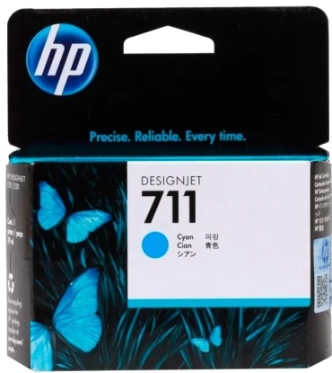 HP 711 CZ130A голубой (cyan)