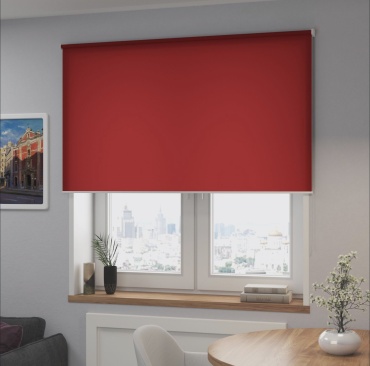 Ролл-шторы Elitehome P-1590 красный 160x180 см