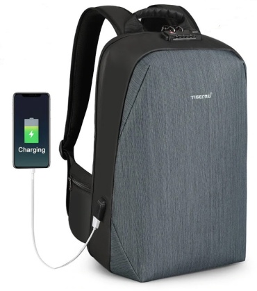 Рюкзак Tigernu T-B3669 до 15.6" серый
