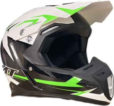 MT Helmets NTC 4533 белый, черный, зеленый S
