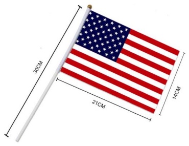 Флагшток США 15378081_760331550 21x14 см