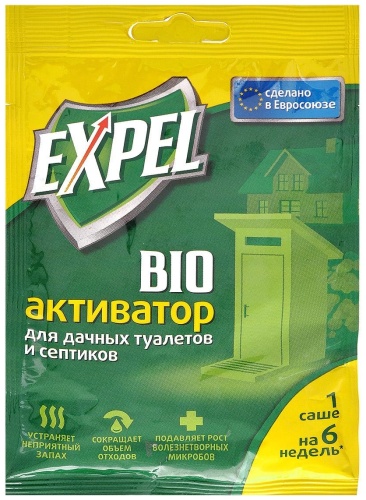 Expel биоактиватор Bio активатор Для дачных туалетов и септиков