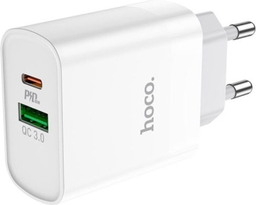 Hoco C80A Rapido PD20W + QC3.0 EU белый