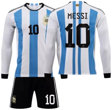 Комплект Sport Сборная Аргентины Messi белый, синий 134