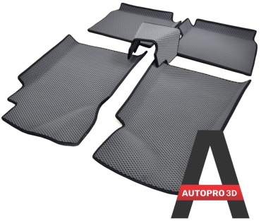 Autopro 3D EVA LUX AP3DEBGBL-3345 Toyota Caldina 1992 — 1996 серый-черный