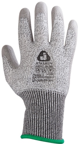 JETA SAFETY JCP051-8/М Антипорезные перчатки с полиуретановым покрытием (5 класс)