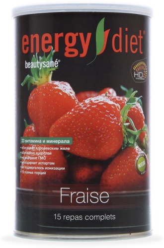 Energy Diet Клубника порошок 450 мл