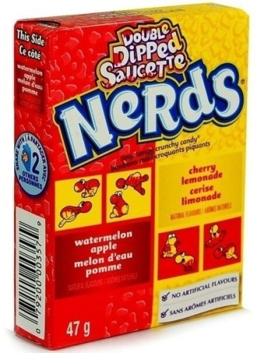Конфеты драже Nerds дикая вишня, арбуз 47 г