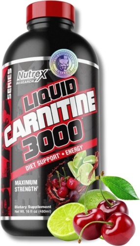 Аминокислота Nutrex Liquid Carnitine 3000 вишня, лайм