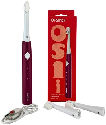 OralPick звуковая щетка OP051i Red щетина мягкая красный
