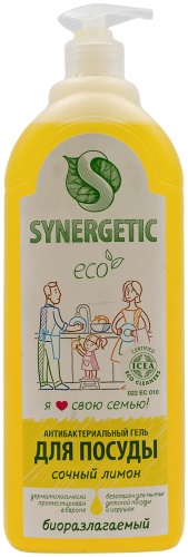 Synergetic гель антибактериальное гипоаллергенное с ароматом лимона 1 л