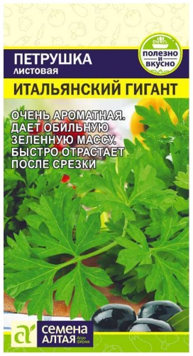 Семена Алтая петрушка Итальянский Гигант