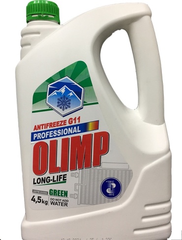 Антифриз Olimp Porfessional зеленый G-11 4.5 л