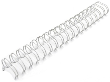 Пружина iBind met 6.4mm, 100 шт, белый