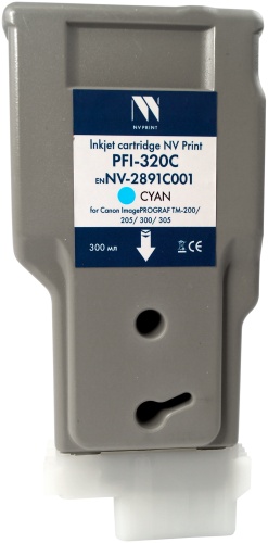 Картриджи NV Print PFI-320 голубой (cyan)