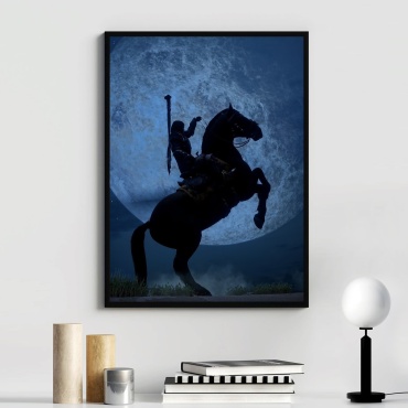 Картина Қазақ батыры 30x40 см