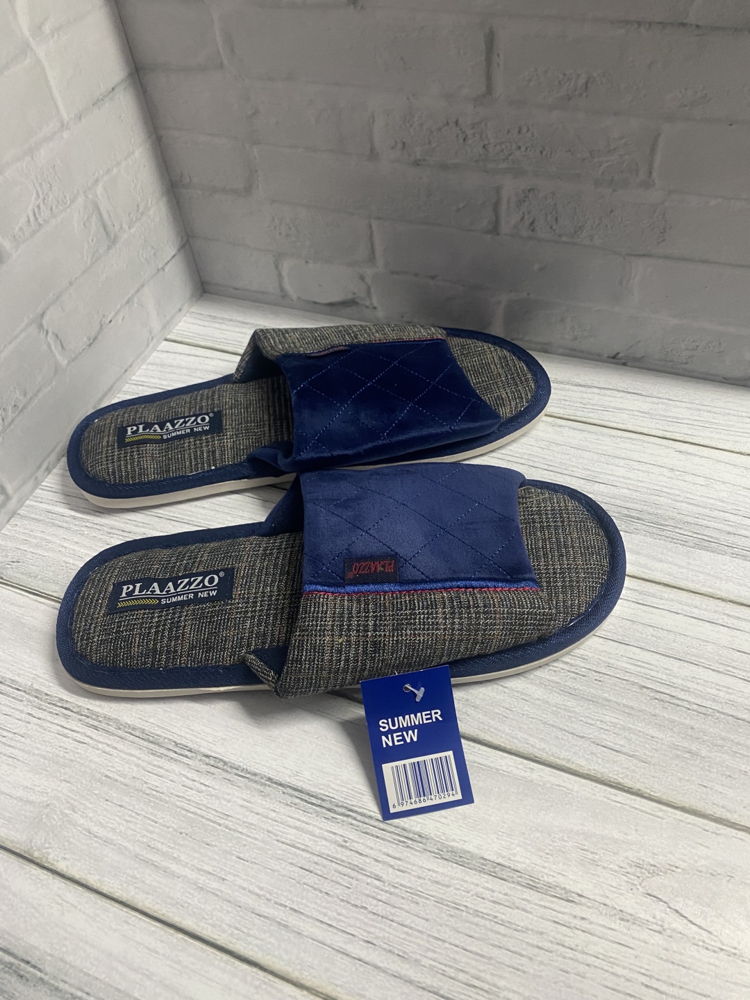 Тапочки Plaazzo синий