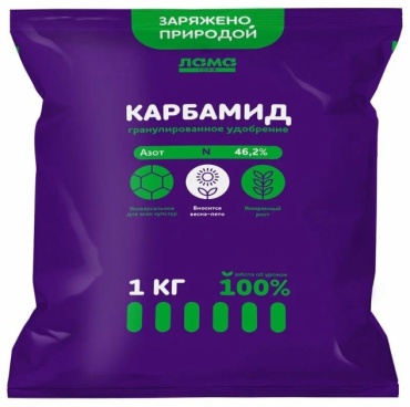 Удобрение Лама Торф гранулы Карбамид (мочевина) 1 л