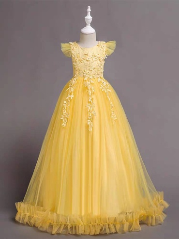 Нарядное платье FASHION желтый