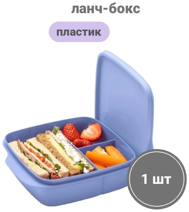 Tupperware ланч-бокс Школьник 1 шт, пластик