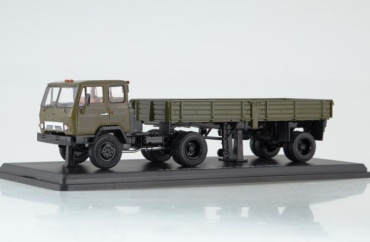 Коллекционная модель КАЗ-608В с полуприцепом ОДАЗ-885