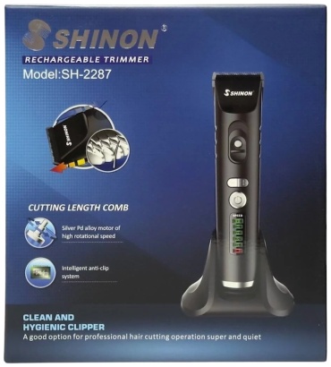Shinon машинка для стрижки SH-2287 черный